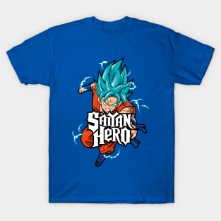 Powered Up Anime Superhero Mashup Parody T-Shirt